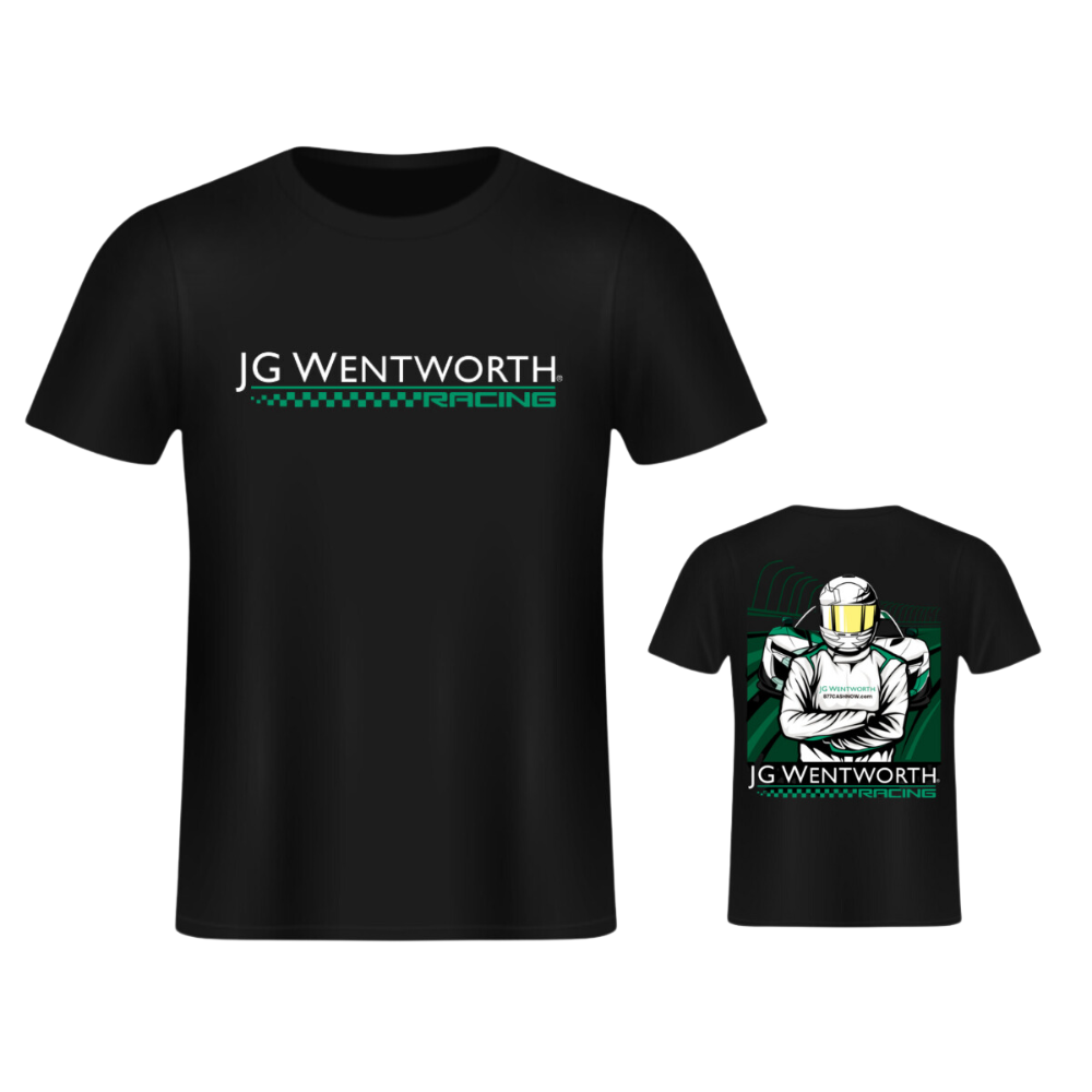 JG Wentworth Racecar Driver T-Shirt