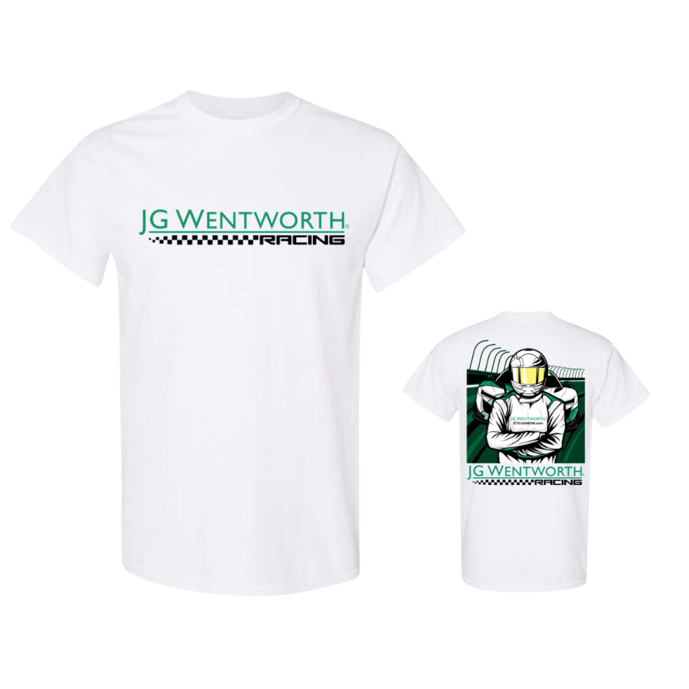 JG Wentworth Racecar Driver T-Shirt